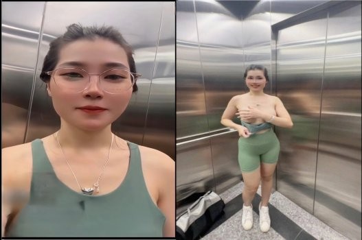 Làm tình Việt Nam Lan Anh quan hệ miệng cho fan trong thang máy