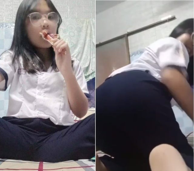Nữ sinh có mông tròn thích được người khác vỗ