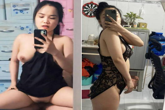 Sang phòng chị hàng xóm liếm vếu