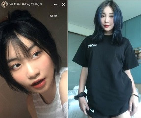 Vũ Thiên Hương hấp dẫn khiến anh em thèm khát